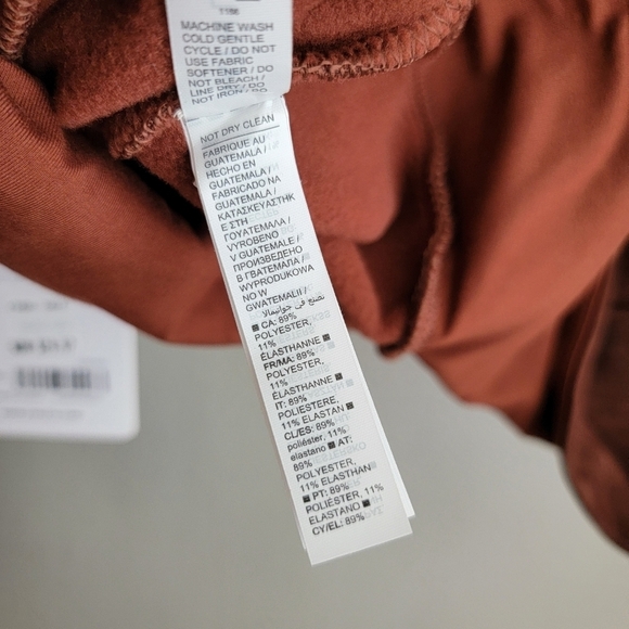 Athleta Altitude Polartec Half Zip Sweatshirt in Mahogany Heather size L NWT - Picture 7 of 11